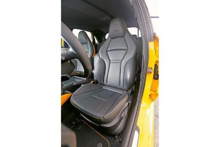 Audi S1 Sportback, Fahrersitz