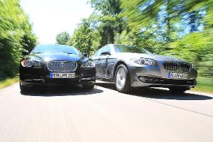 BMW 525d und Jaguar XF im Test