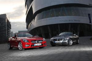 BMW Z4 28i gegen Mercedes SLK 250 im Test