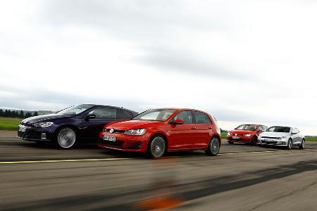 VW Golf GTI vs. GTD und Scirocco TSI vs.TDI