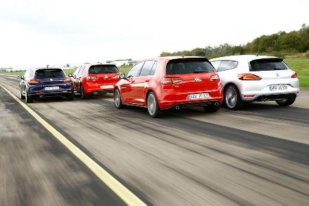 VW Golf GTI vs. GTD und Scirocco TSI vs.TDI
