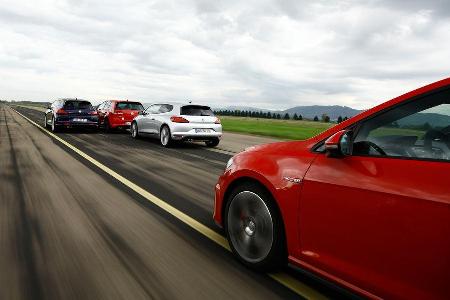 VW Golf GTI vs. GTD und Scirocco TSI vs.TDI
