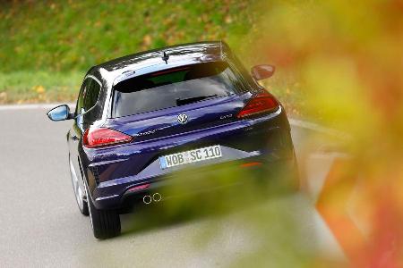 VW Scirocco TDI, Heckansicht