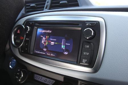 Toyota Yaris 1.5 VVT-i Hybrid Life, Bordcomputer, Bildschirm