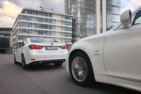 Lexus GS 450h F-Sport, Infiniti M35h GT Premium, Fahrt
