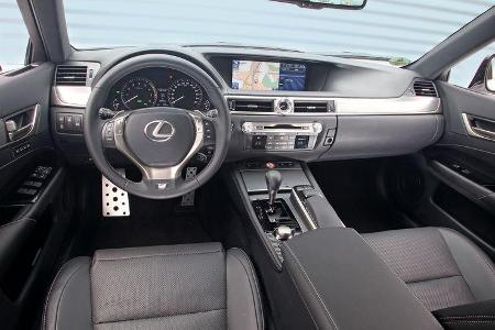 Lexus GS 450h F-Sport, Cockpit, Lenkrad
