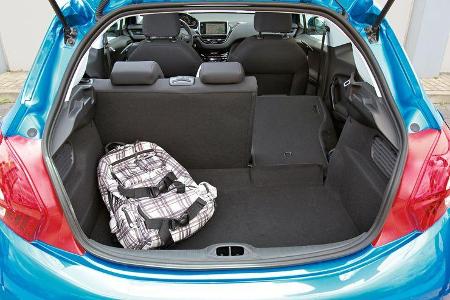 Peugeot 208, Kofferraum