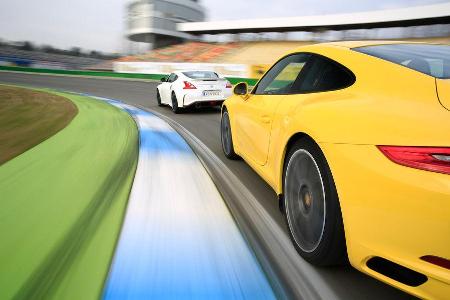 Porsche 911 Carrera S, Nissan 370Z Nismo