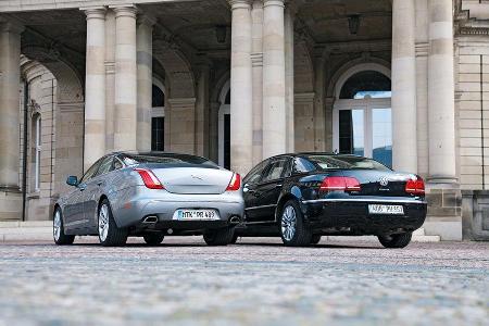Jaguar XJ 3.0 D, VW Phaeton V6 TDI
