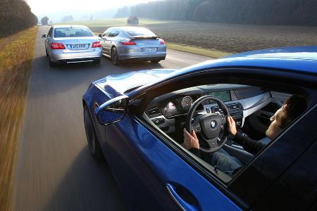 BMW M5, Mercedes E 63 AMG, Porsche Panamera Turbo