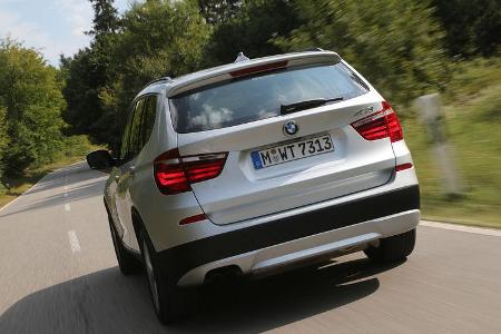 BMW X3 x-Drive 28i, Heckansicht