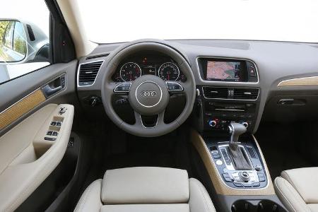 Audi Q5 2.0 TFSI Quattro, Cockpit, Lenkrad