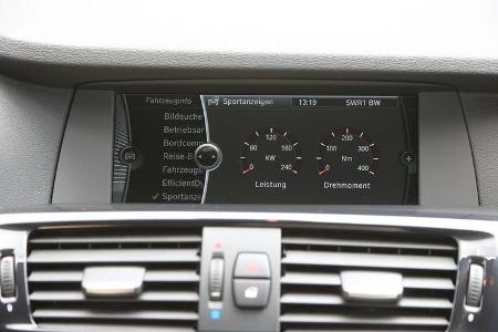 BMW X3 x-Drive 28i, Bildschirm, Anzeige, Monitor