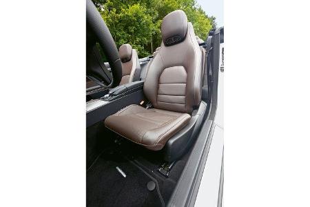 Mercedes E 400 Cabrio, Fahrersitz