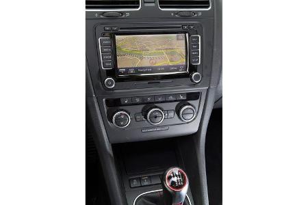VW Golf GTI Cabrio, Mittelkonsole