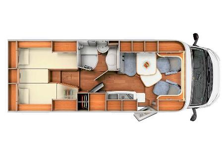 Hymer Exsis-t 588 Grundriss