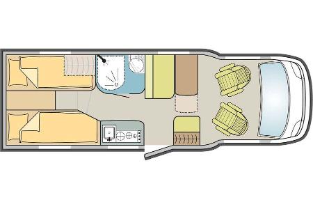 Grundriss Adria Compact Plus SL