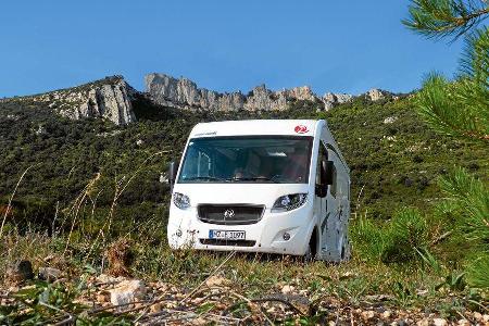 Der Euro Mobil Integra Line 690 HB im Süden Frankreichs