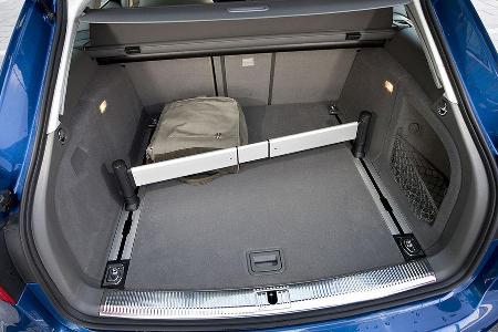 Glattflächiger Laderaum mit optionalem Schienensystem.