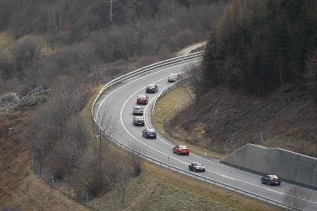 Neben Hockenheim, Boxberg und dem Lausitzring führte die Vergleichsfahrt nach Italien.