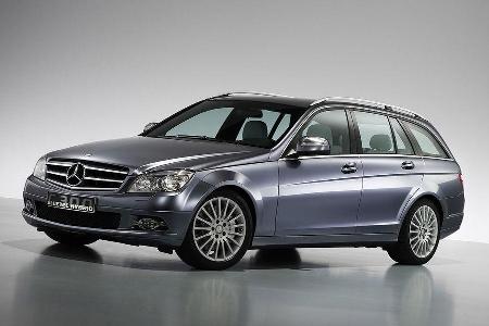 Mercedes C-klasse Bluetec: Besonders saubere Diesel mit DeNOx-Speicherkats, zunächst als 300 (V6), später als 250 (Vierzylin...
