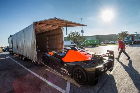KTM X-Bow GT4, Autotransporter
