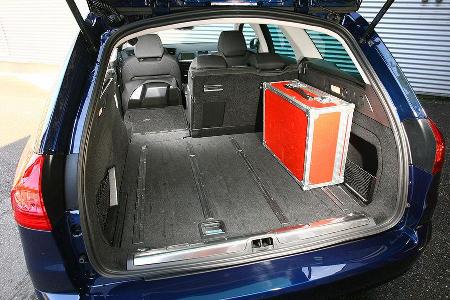 Auch im C5 lässt sich der Kofferraum in ein großes Gepäckabteil verwandeln.