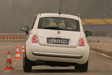 Bei extremen Fahrbedingungen bleibt der 500 gutmütig.
