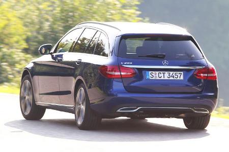 Mercedes C 200 T, Heckansicht