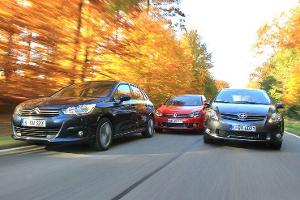 C4 gegen Auris und Golf im Test
