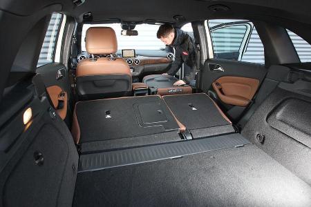 Mercedes B 200, Kofferraum
