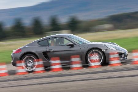 Porsche Cayman, Seitenansicht