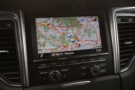 Porsche Macan S Diesel, Navi, Bildschirm