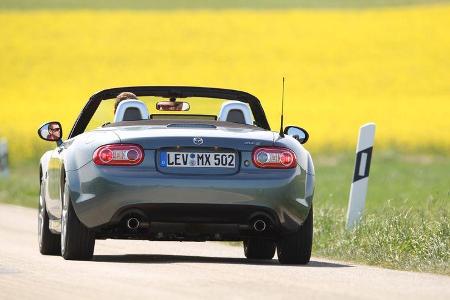 Mazda MX-5 1.8, Rückansicht, Heck