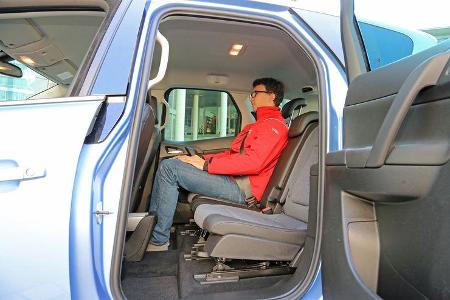 Opel Meriva 1.6 CDTI, Fondsitz, Beinfreiheit