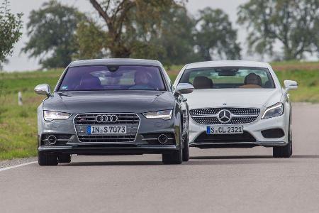 Mercedes CLS 500 4MATIC, Audi S7 Sportback