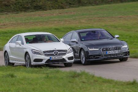 Mercedes CLS 500 4MATIC, Audi S7 Sportback