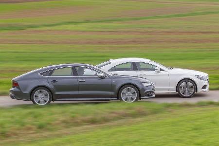 Mercedes CLS 500 4MATIC, Audi S7 Sportback