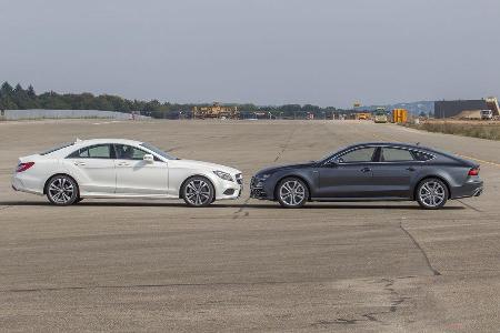 Mercedes CLS 500 4MATIC, Audi S7 Sportback