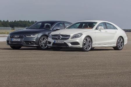 Mercedes CLS 500 4MATIC, Audi S7 Sportback