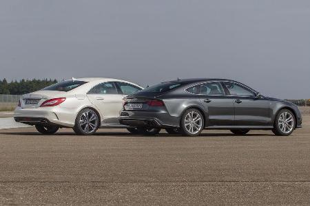 Mercedes CLS 500 4MATIC, Audi S7 Sportback