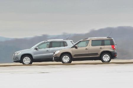 Skoda Yeti, VW Tiguan
