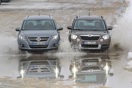 Skoda Yeti, VW Tiguan