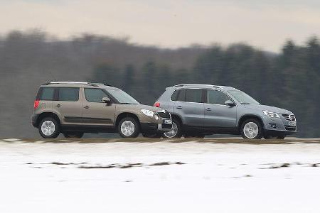 Skoda Yeti, VW Tiguan