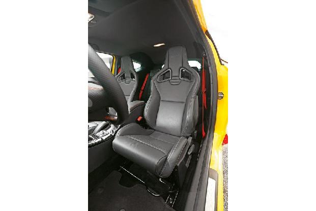 Renault Mgane R.S., Fahrersitz