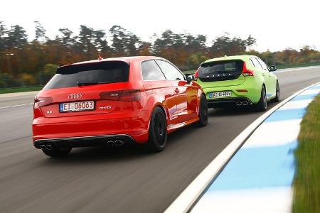 MTM-Audi S3, Heico-Volvo V40 T5 HPC, Heckansicht