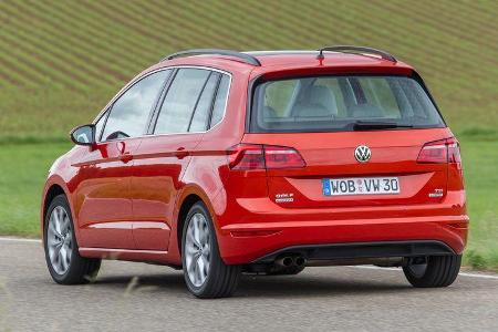 VW Golf Sportsvan 1.4 TSI, Heckansicht