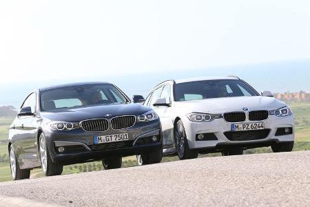 BMW 320d Touring, BMW 320d GT, Frontansicht