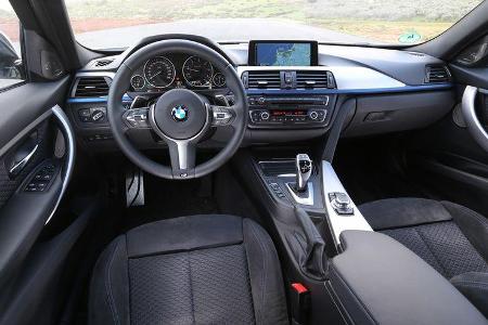 BMW 320d Touring, Cockpit, Lenkrad