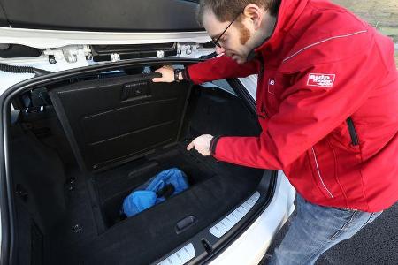 BMW 320d Touring, Kofferraum, Stauraum
